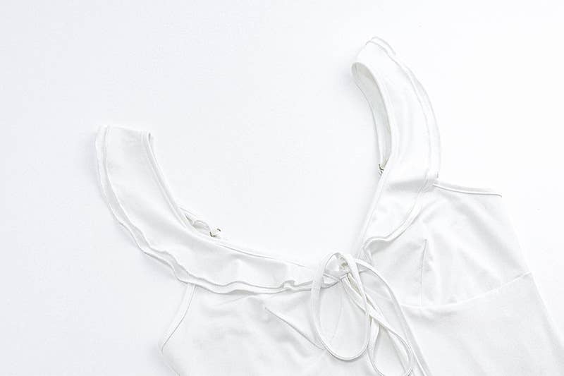 Fashion Sexy French V-neck Summer Bodycon Dress