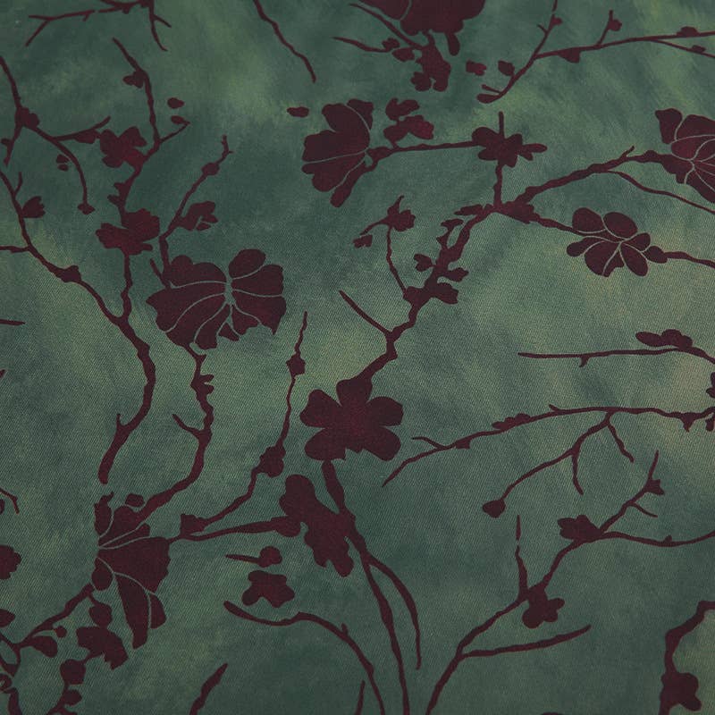 Fit Ink Print High Waist Slimming A-Line Skirt