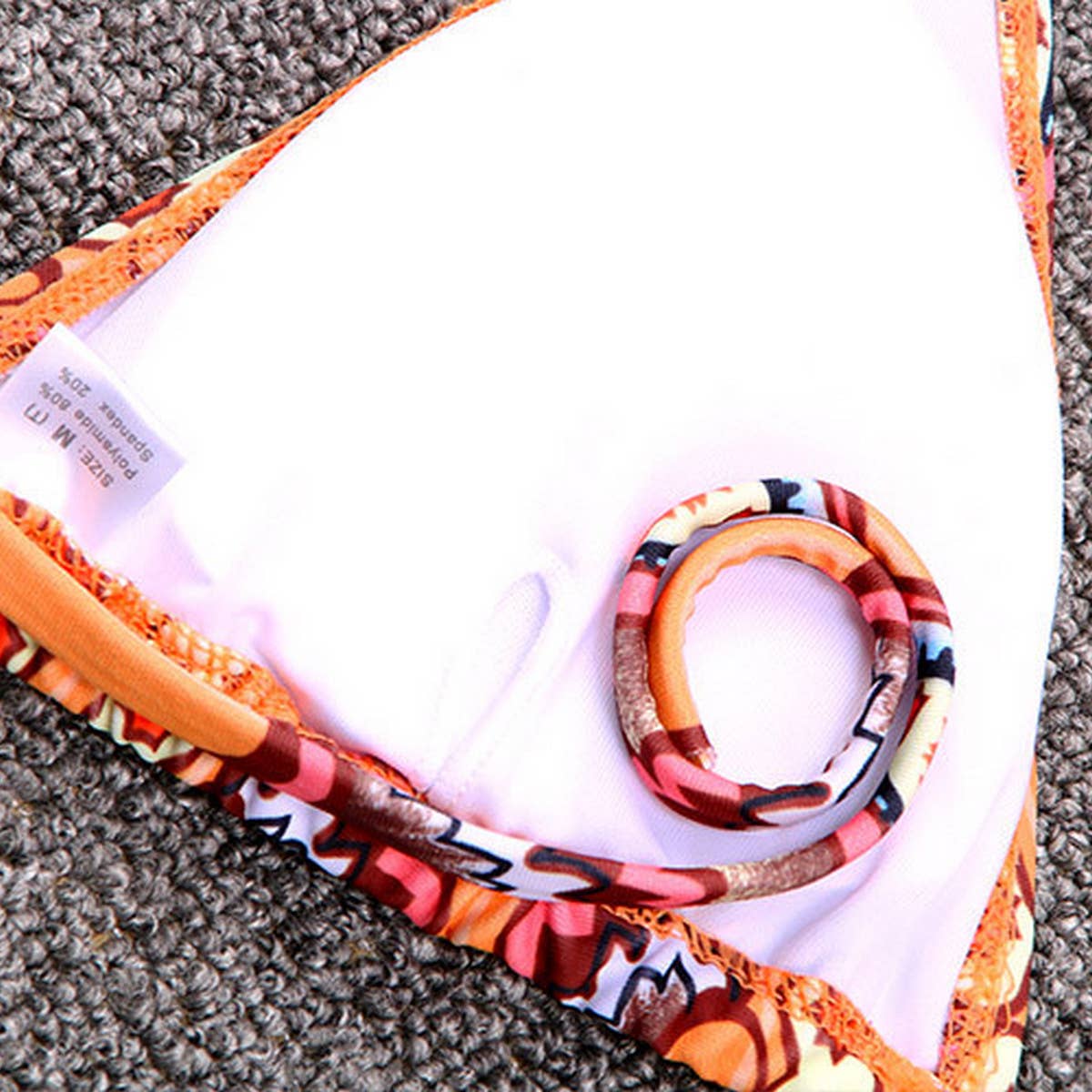 Metal Ring Bikini Set - Sexy Tie Side Swimsuit