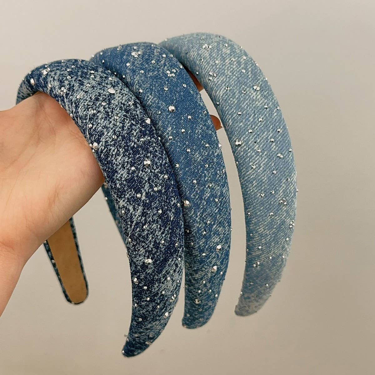 STARRY DENIM EXQUISITE HEADBAND_CWAHA2387