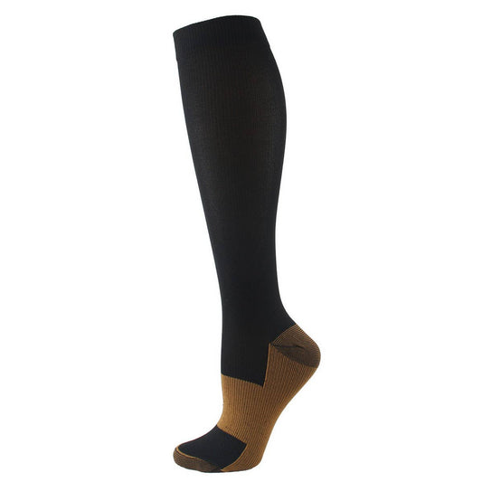 WOMEN'S SOLID COLOR SPORTS COMPRESSION SOCKS