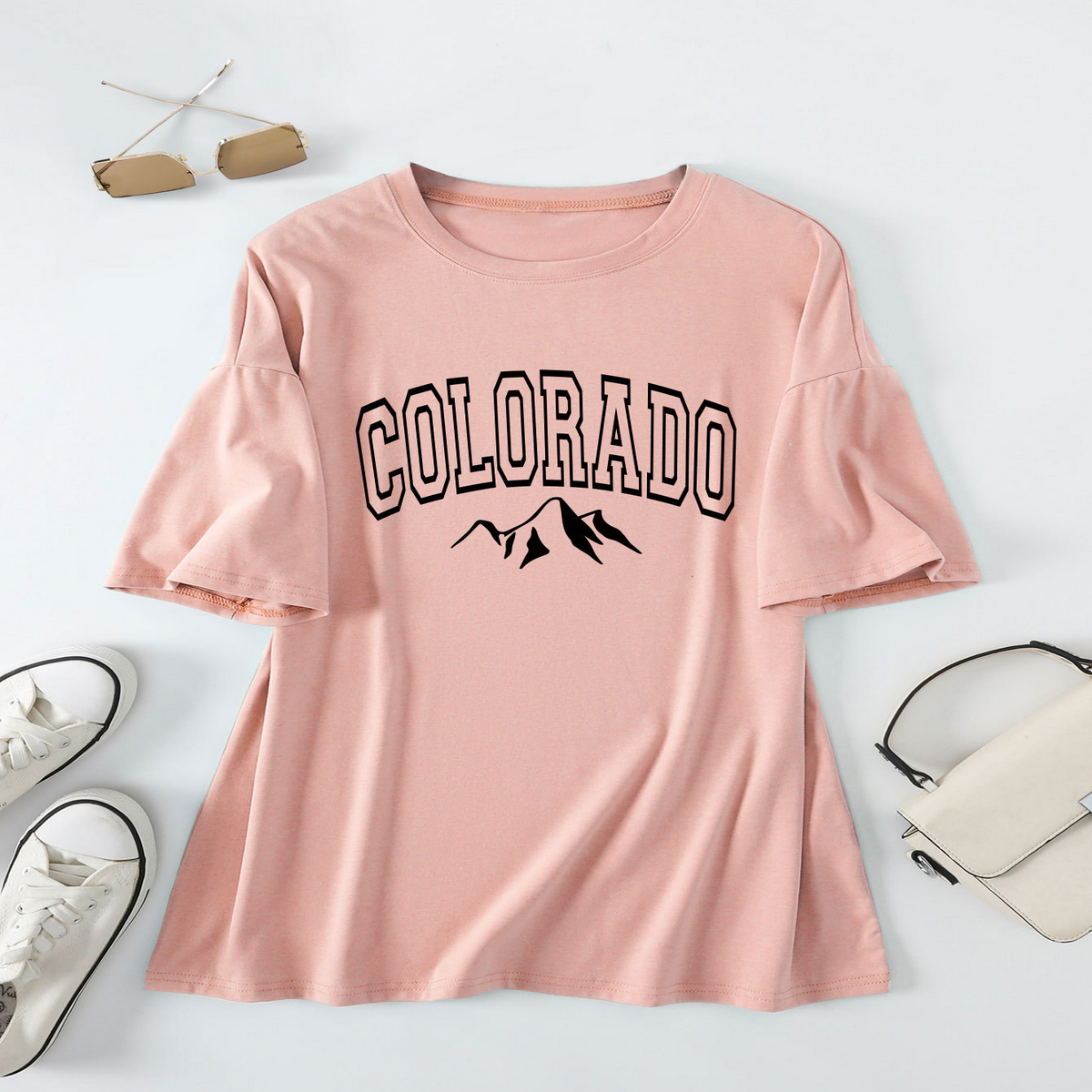 Women¡¯s Basic Tee, Baggy Fit, Stylish Design