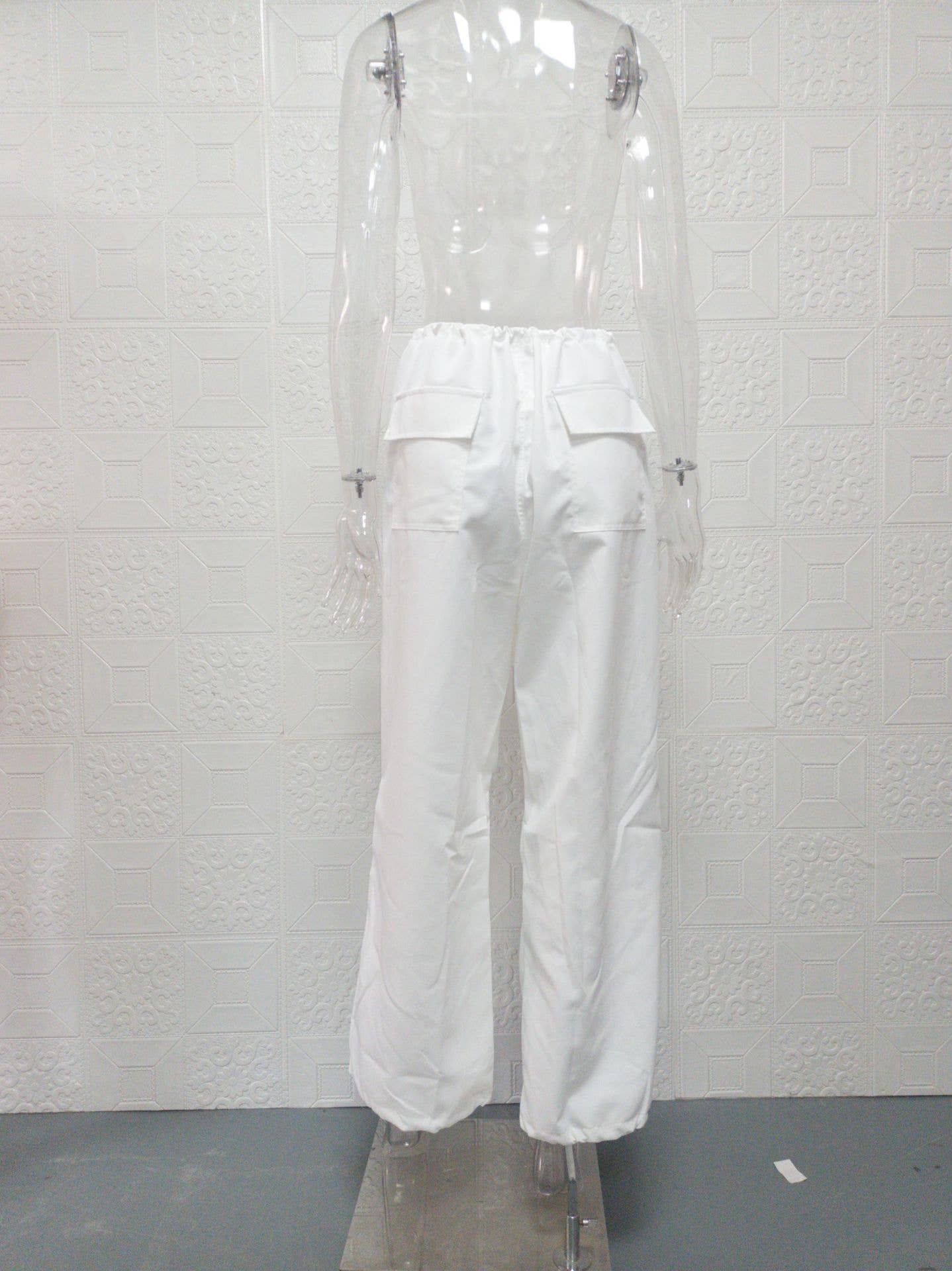 Trendy Low Waist Casual Wide-Leg Cargo Pants