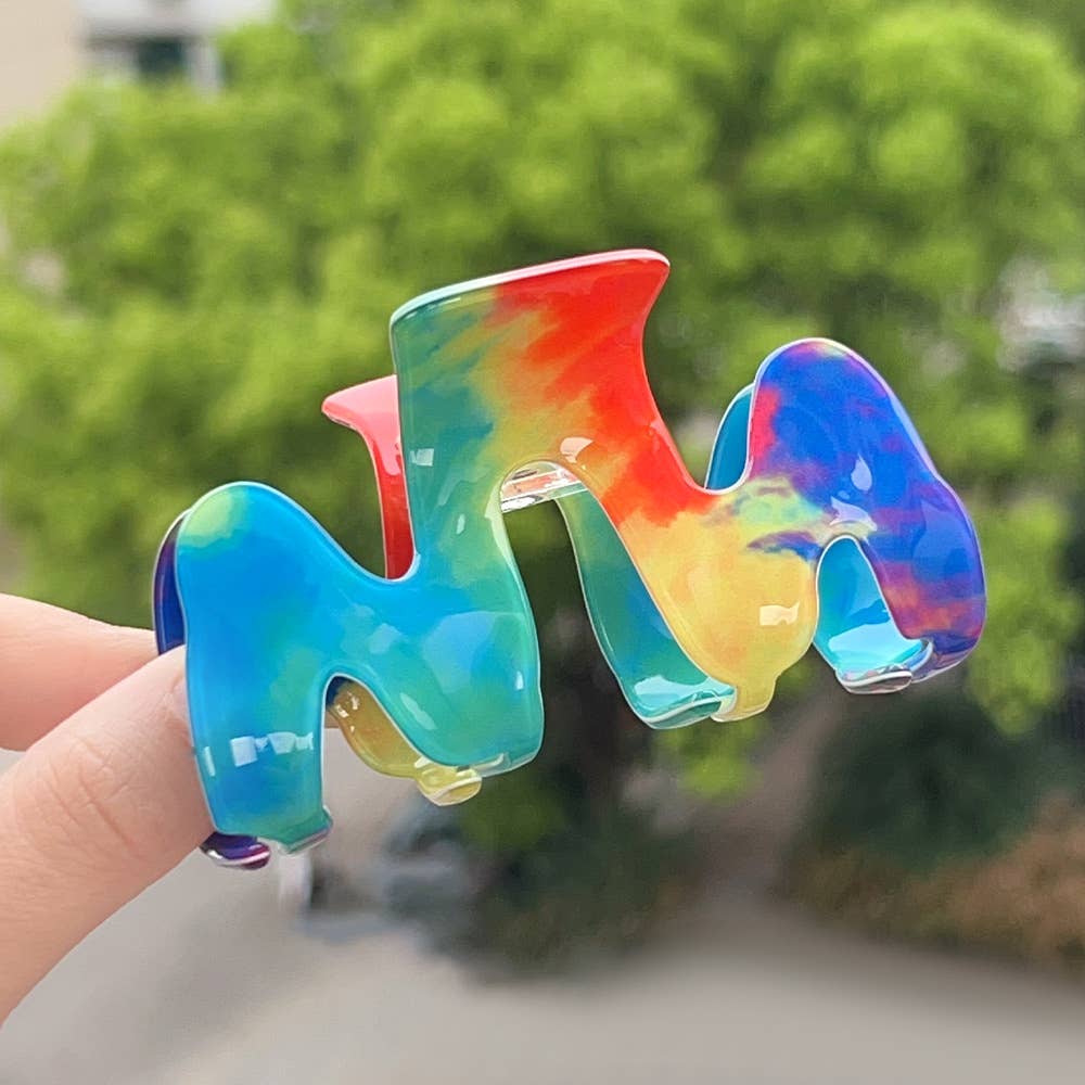 Dopamine fresh rainbow-colored M-shaped gripper
