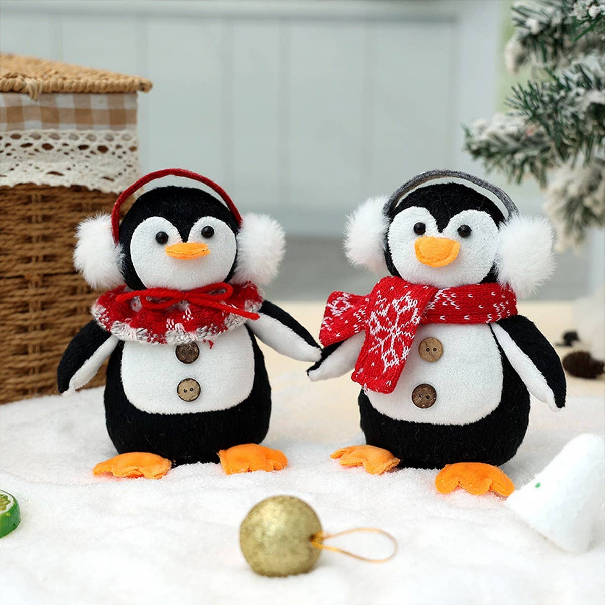 CWMM10352_CHRISTMAS PENGUIN ORNAMENT CUTE TREE HANGING DECOR