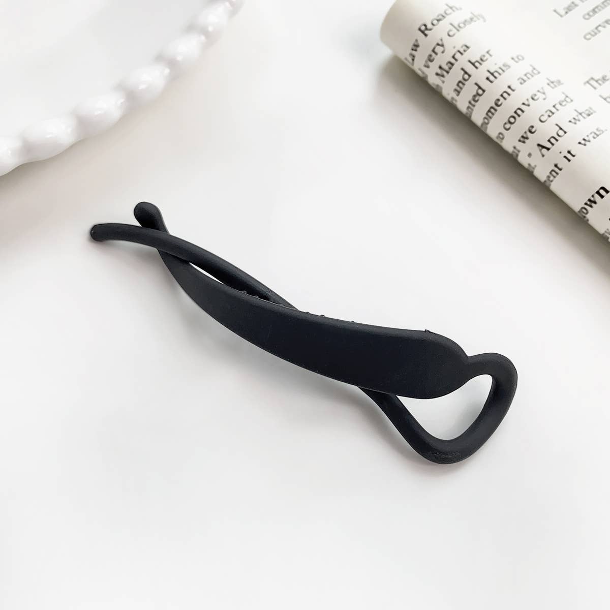 Simple banana clip vertical ponytail hair clip