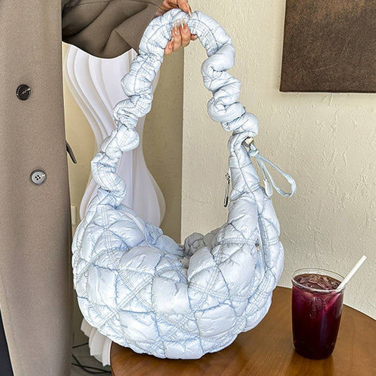 NEW DRAWSTRING PLEATED CROSSBODY BAG_CWAB1750