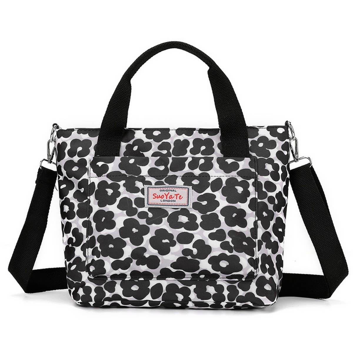 PRINTED NYLON TOTE SHOULDER CROSSBODY BAG_CWASC1783