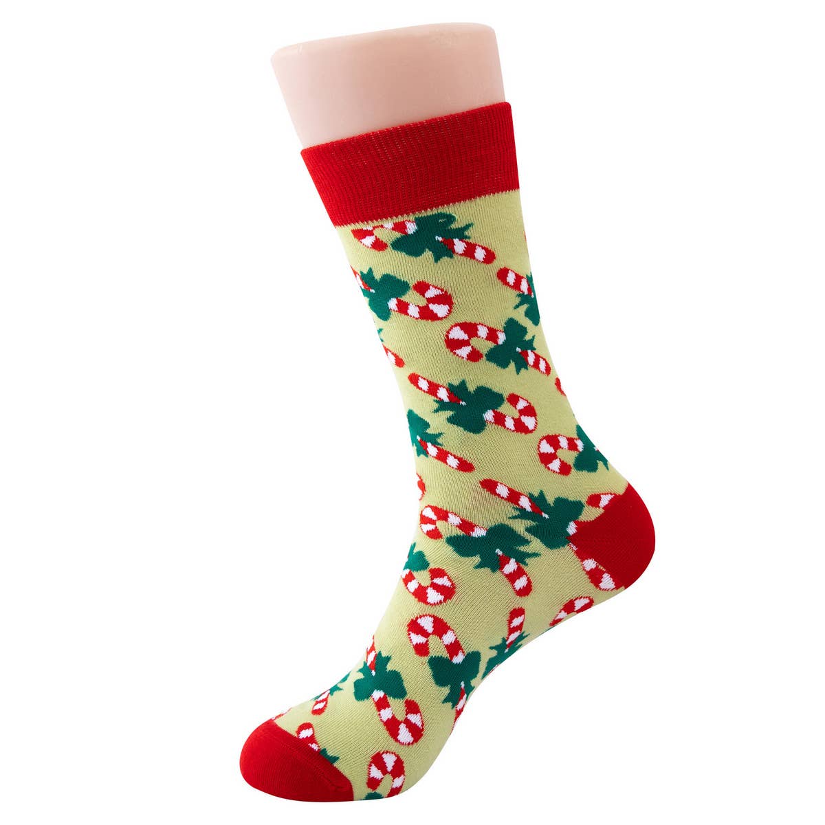 CHRISTMAS SNOWFLAKE GREEN CHRISTMAS SOCKS