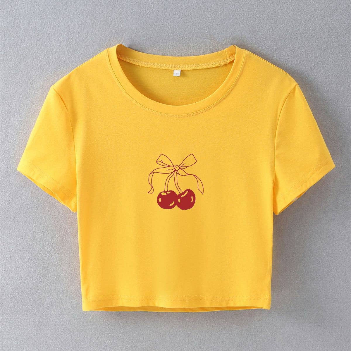 Y2K sexy slim fit short sleeve crop top tee