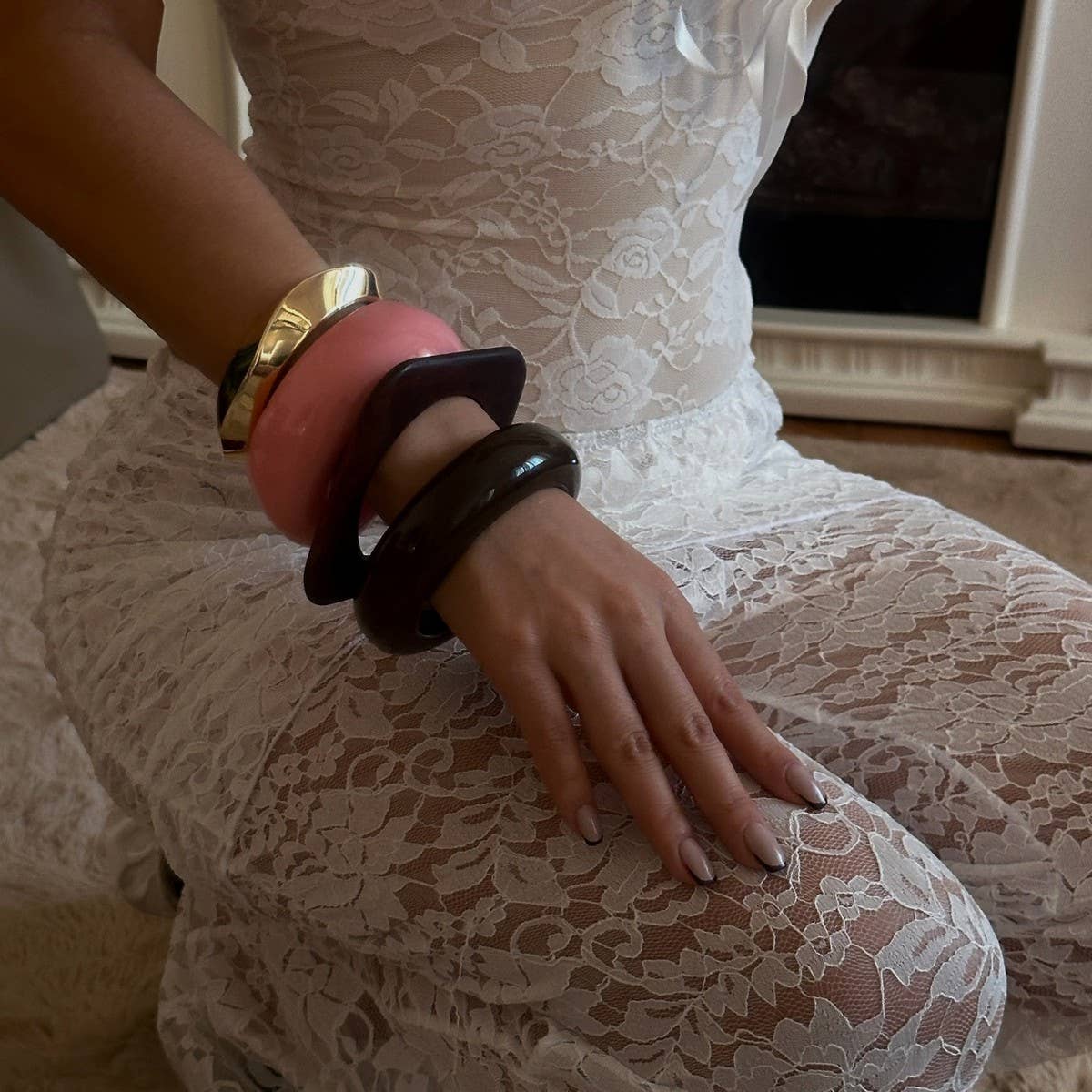 NEW DESIGN HIGH-END SMOOTH RING BRACELET