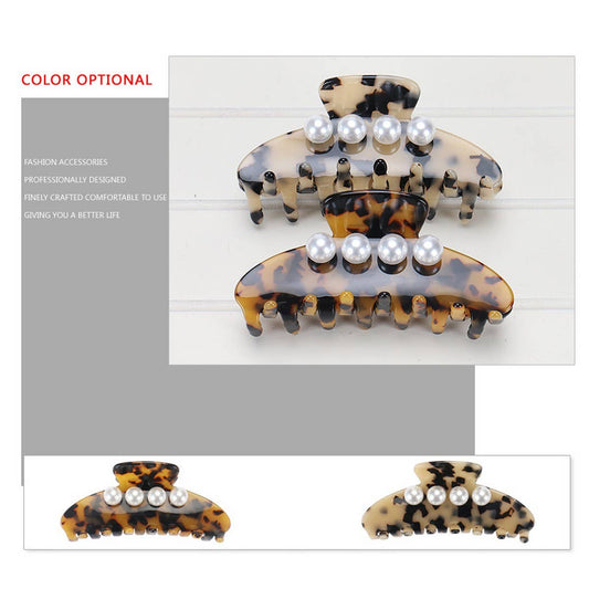 ACETATE CLAW CLIP LARGE HAIR CLAW SHARK CLIP_CWAHA4325