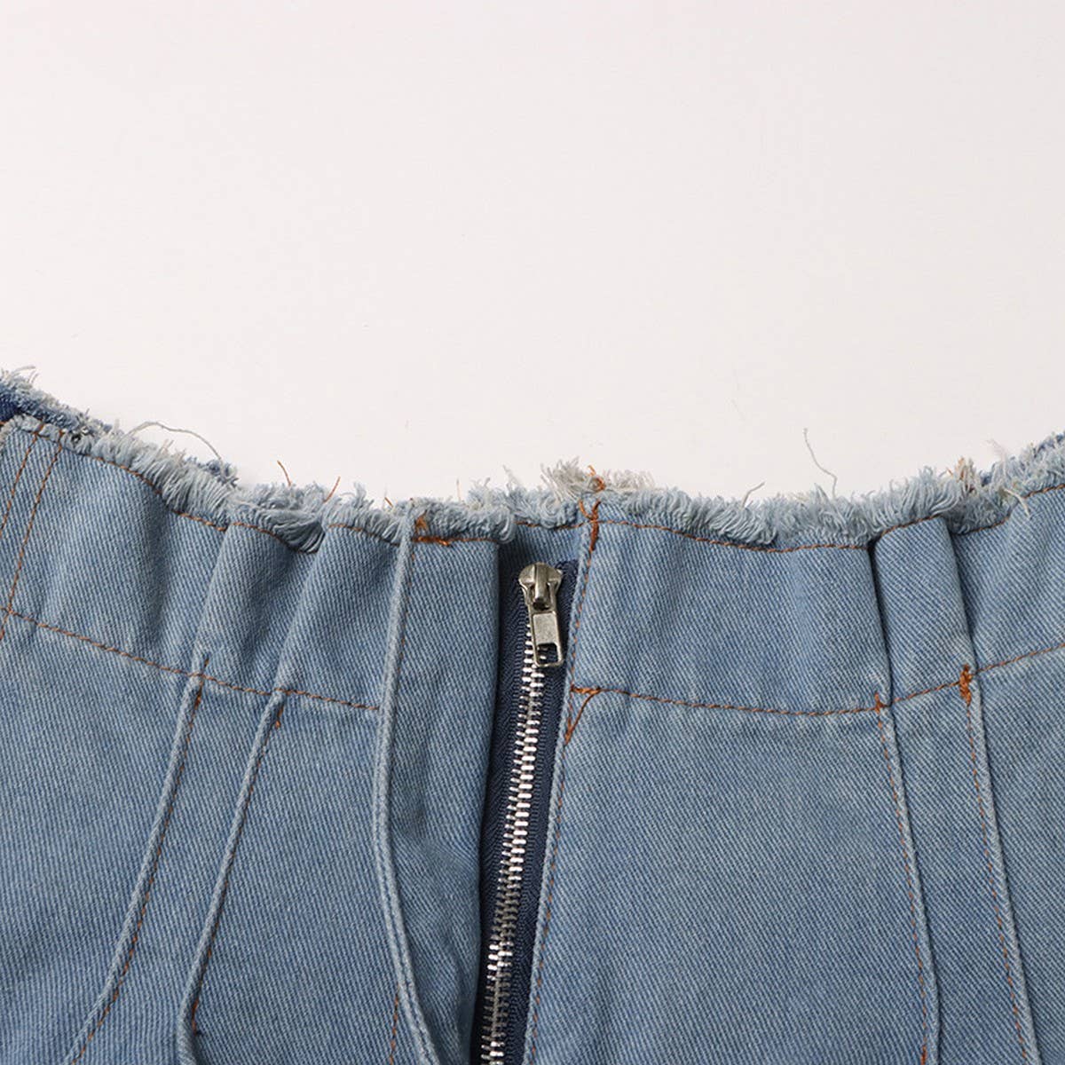 WOMENS HIGH WAISTED WIDE LEG LOOSE FITTING JEANS