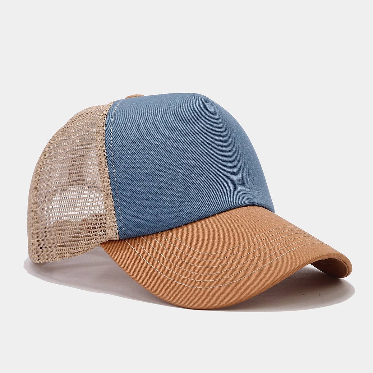 SPLICED LIGHT PANEL BREATHABLE BASEBALL CAP_CWAH1572