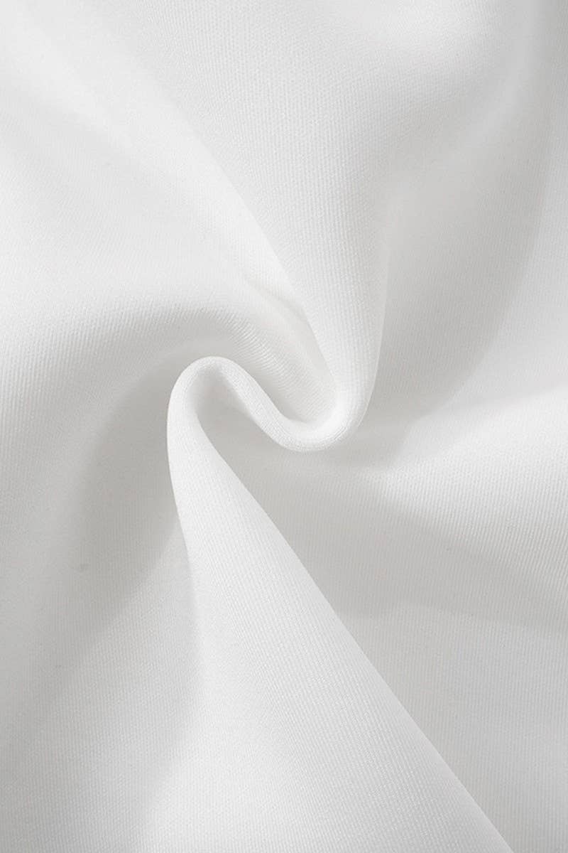 CWDTD0484_OFF SHOULDER LACE PATCHWORK A-LINE DRESS