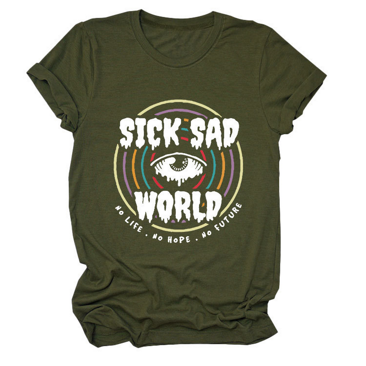 Simple Crew Neck Tee ??Comfortable Fit_CWTTS1532