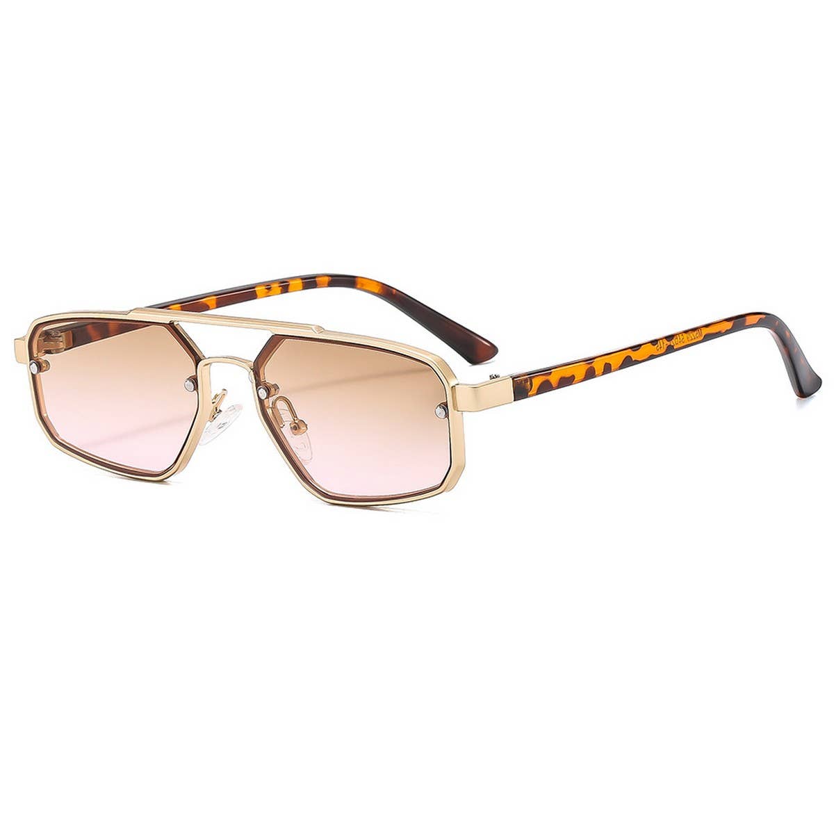 Retro Double Bridge Metal Sunglasses Unisex_CWASG1168