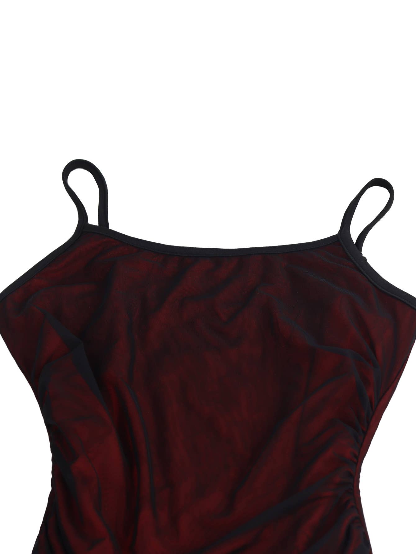 Sexy satin solid-color body-hugging halter dress