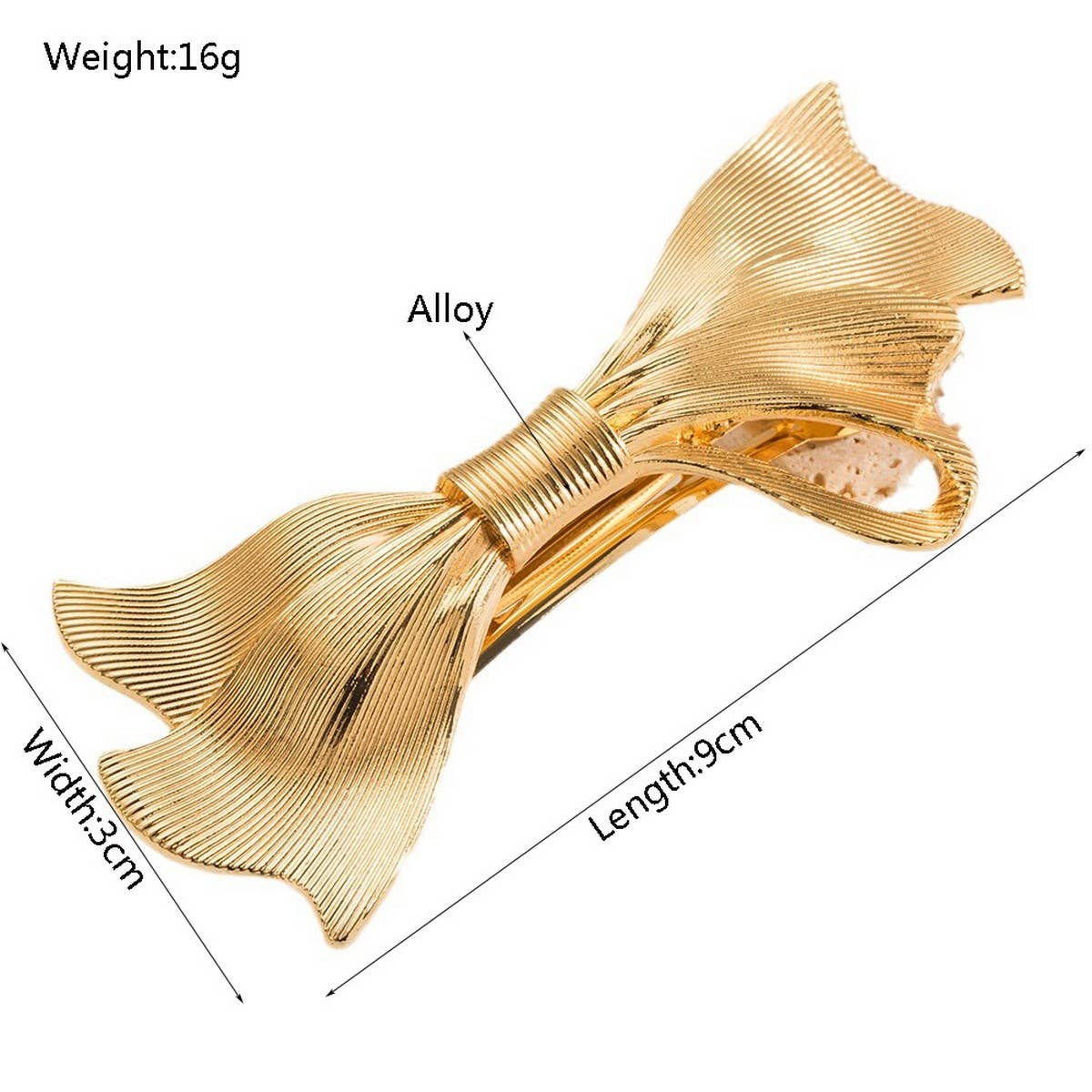 Butterfly Bow Geometric Spring Hair Claw Clip_CWAHA6194