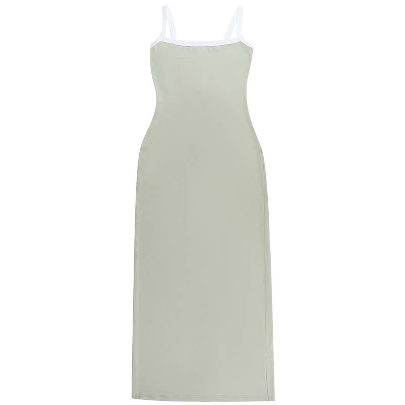 Sexy body-hugging and slimming halter dress