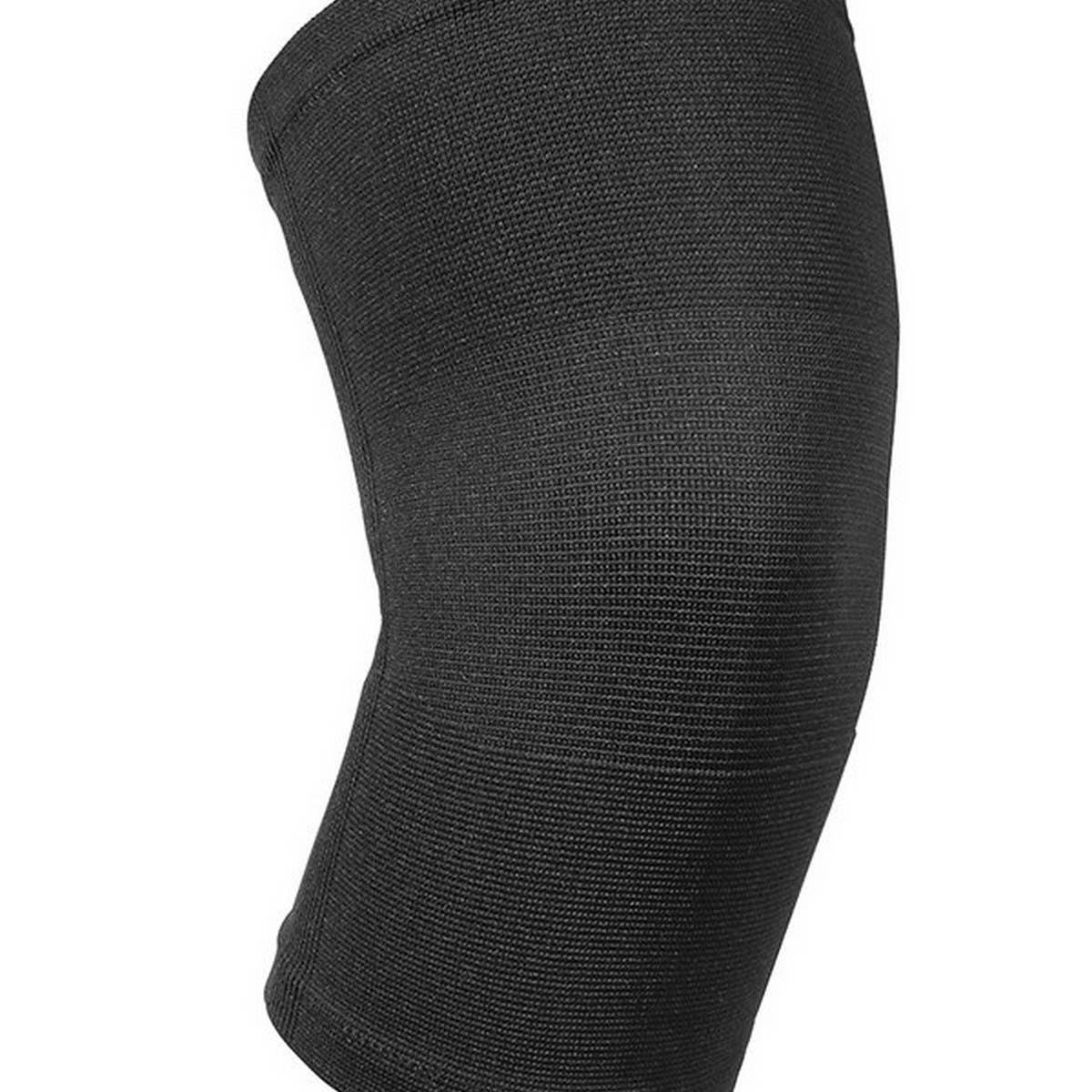 Four-Way Stretch Black Knee Sleeve for Sports