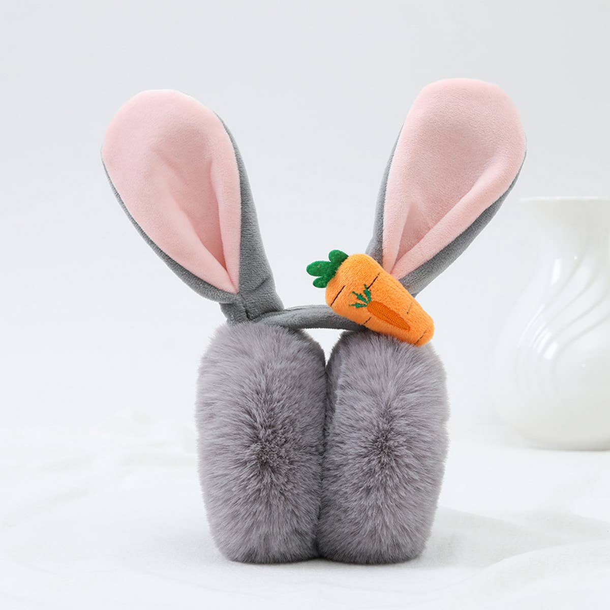 WOMEN CUTE RABBIT EARS FOLDABLE EARMUFFS