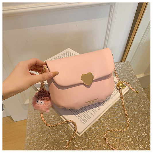 WOMEN CHAIN SMALL GOLD BALL SHOULDER BAG_CWAB1561