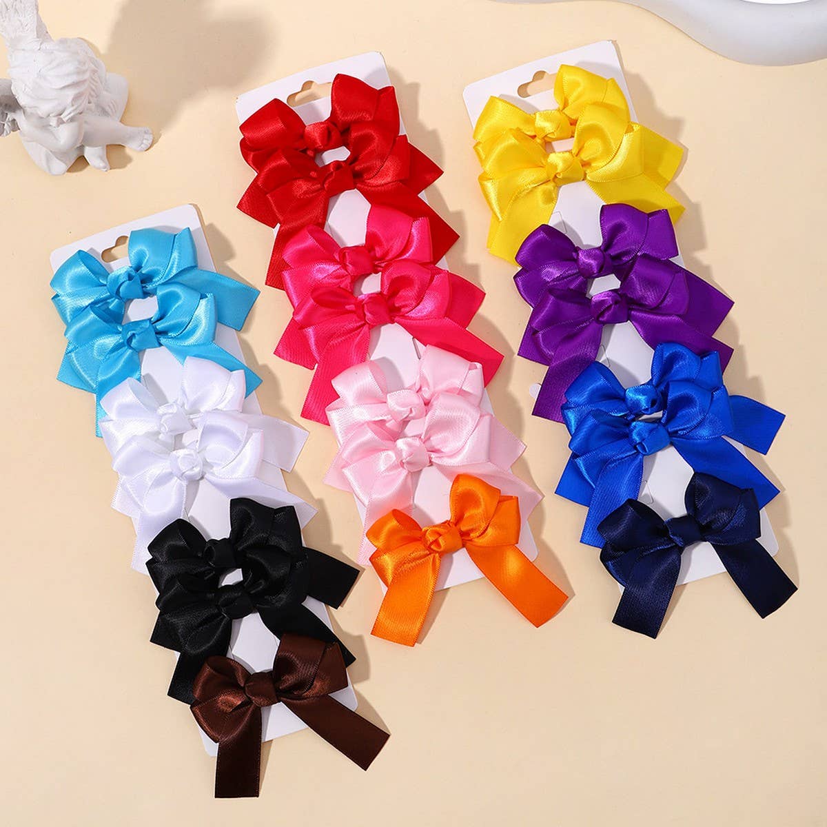 Candy Color Butterfly Bow Hair Clips Set for Girls_CWAHA6739