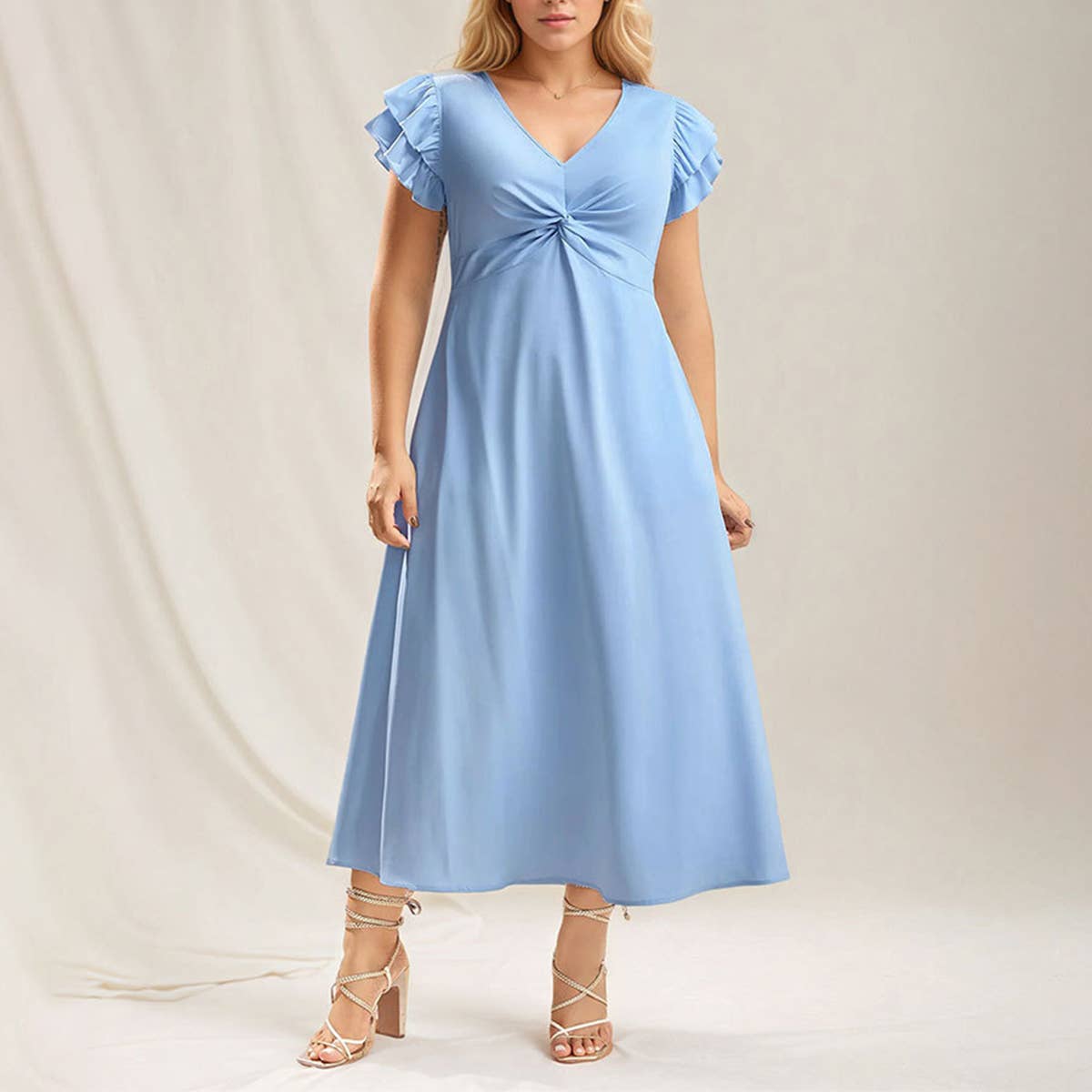 Sweet Slim Waist Long Dress ? Flattering & Elegant