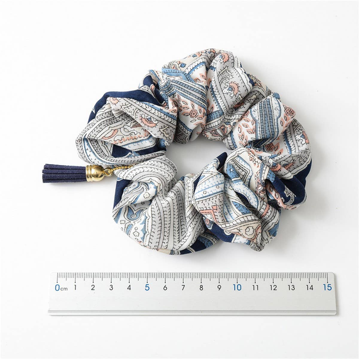 VINTAGE TASSEL ELASTIC HAIR TIE_CWAHA1372