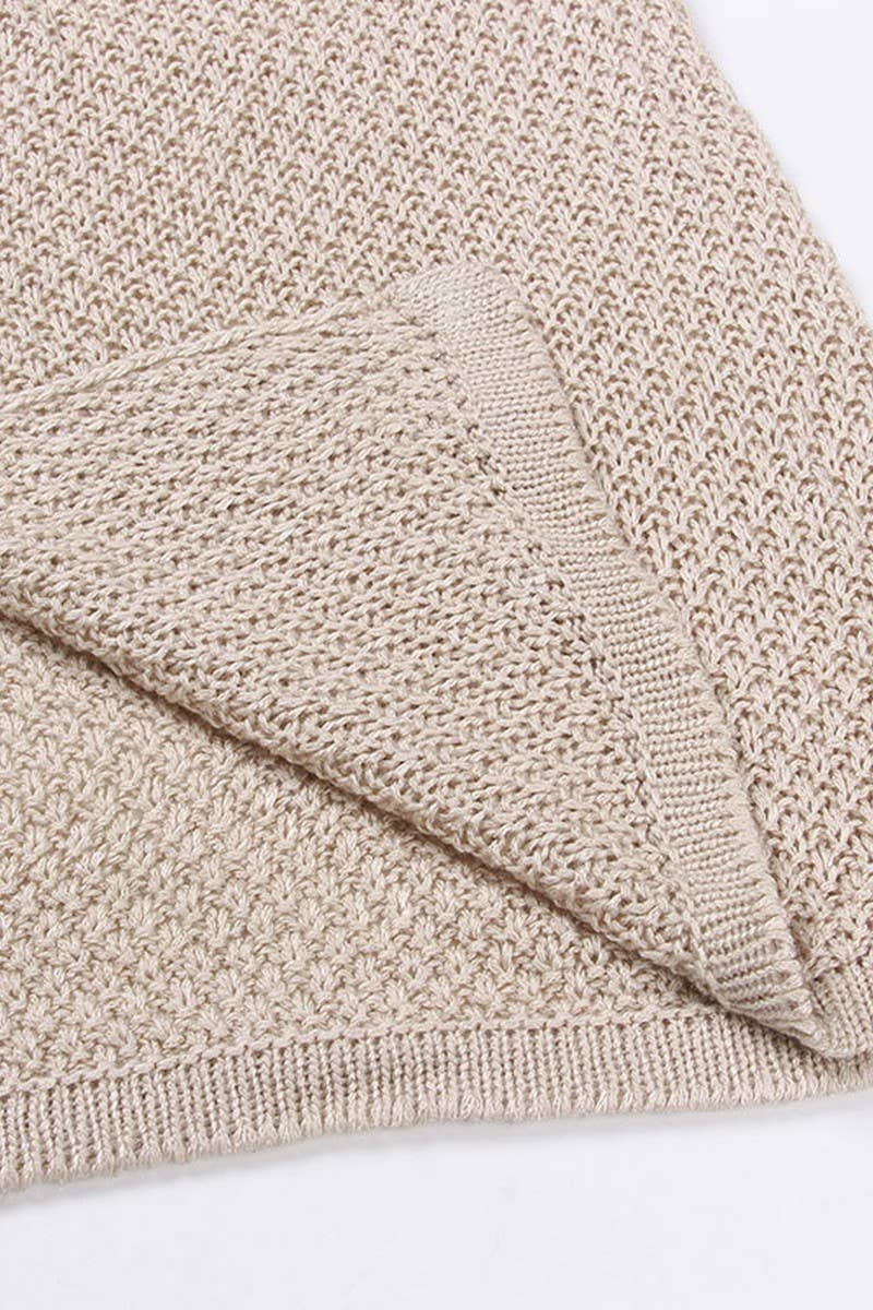 CWSTB1648_HOLLOW BIKINI TOP VEST LONG DRESS TWO PIECE SET