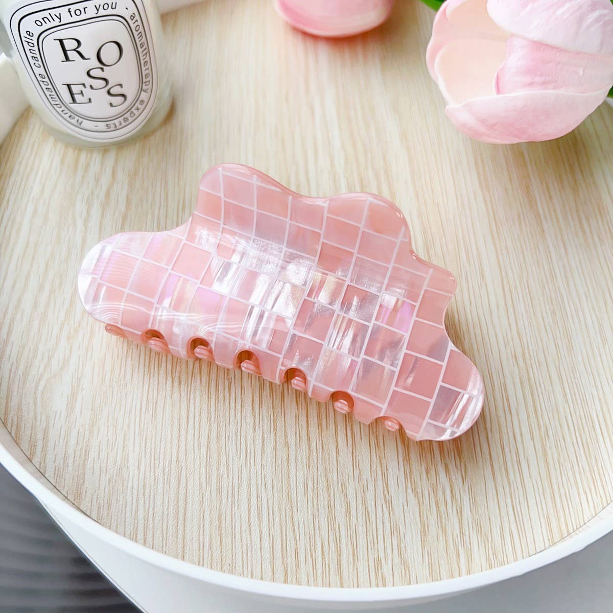 Colorful PVC Cloud Hair Claw ? Chic & Versatile