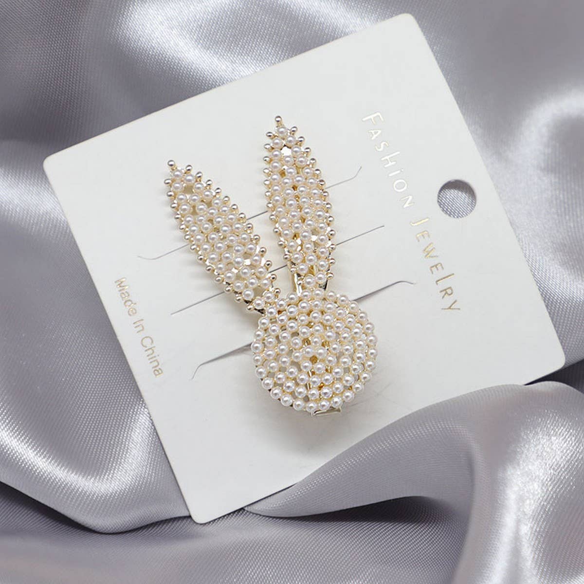 Cute Rabbit Ears Hair Clip, Student Bang Pin