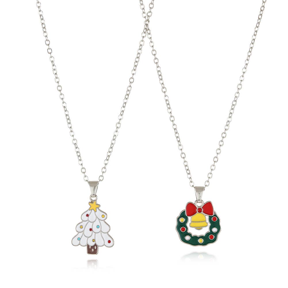 ALLOY DRIPPING OIL CARTOON CHRISTMAS ORNAMENT