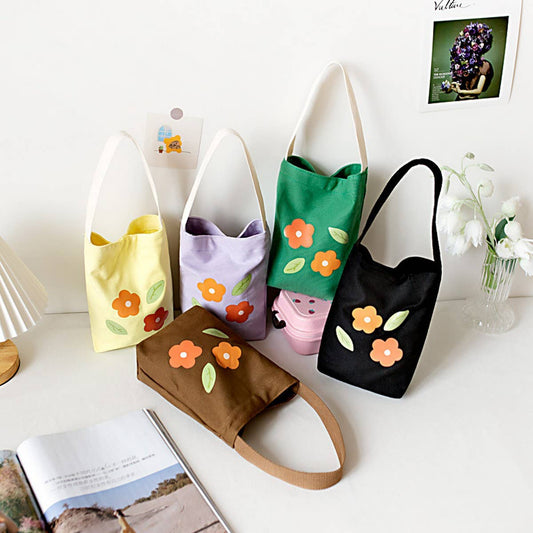 Canvas Tote for Drinks & Phone ??Summer Style_CWAB5604