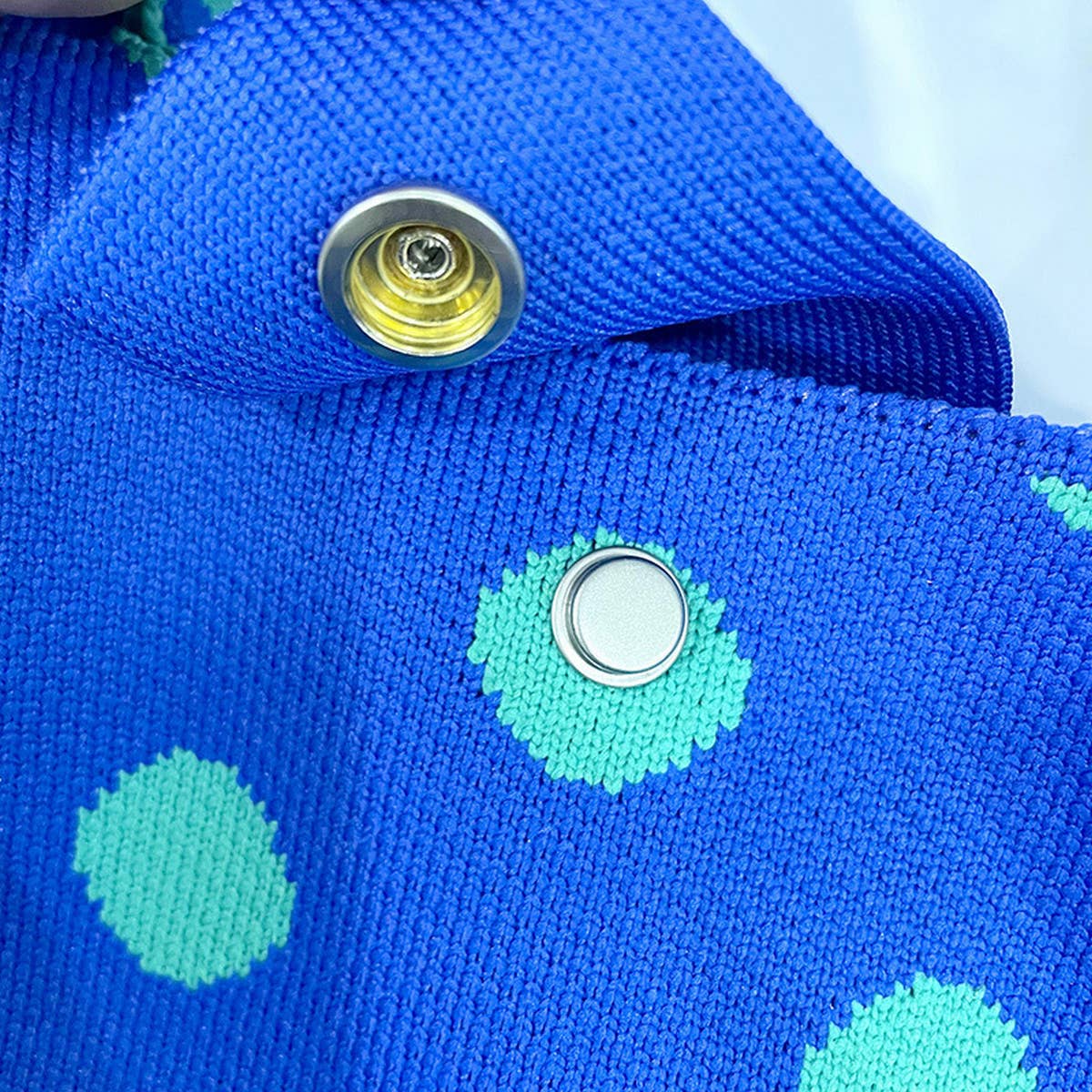 LARGE CAPACITY POLKA DOT KNITTED TOTE BAG_CWAB1541