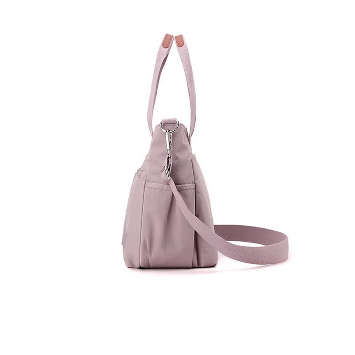 FASHION SOLID COLOR HANDBAG SHOULDER MESSENGER BAG_CWAB3445