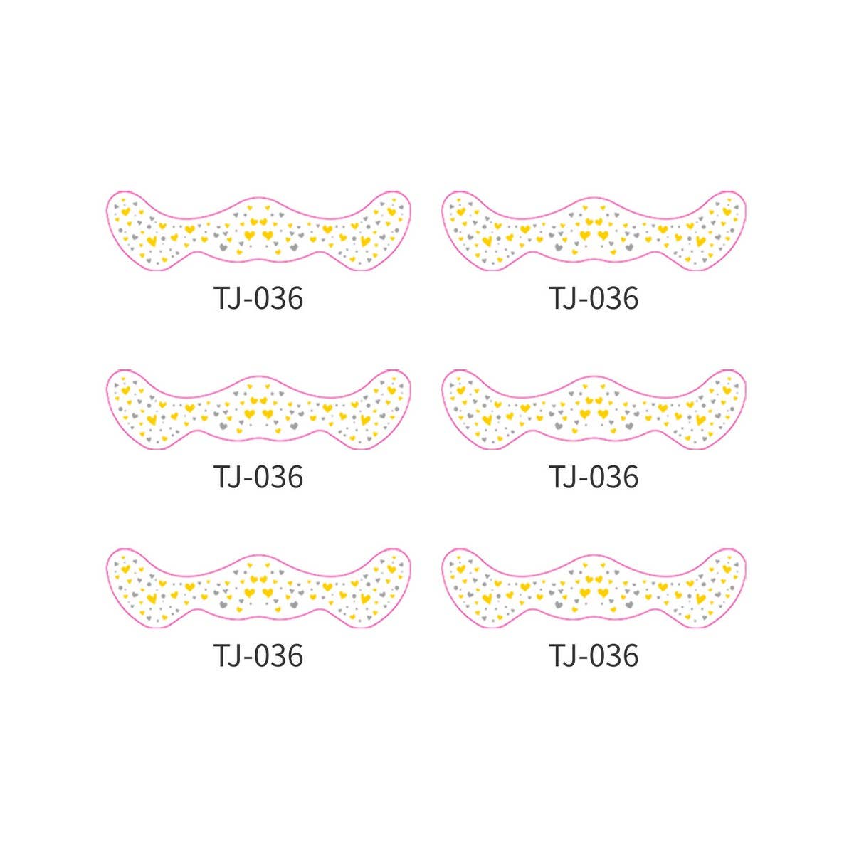 Metallic Freckle Face Tattoo Stickers Gold Silver