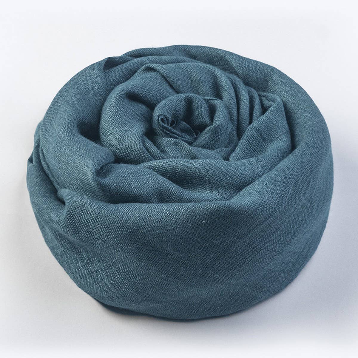 Solid Cotton Linen Scarf for Women Summer Sun Prot_CWASC1451