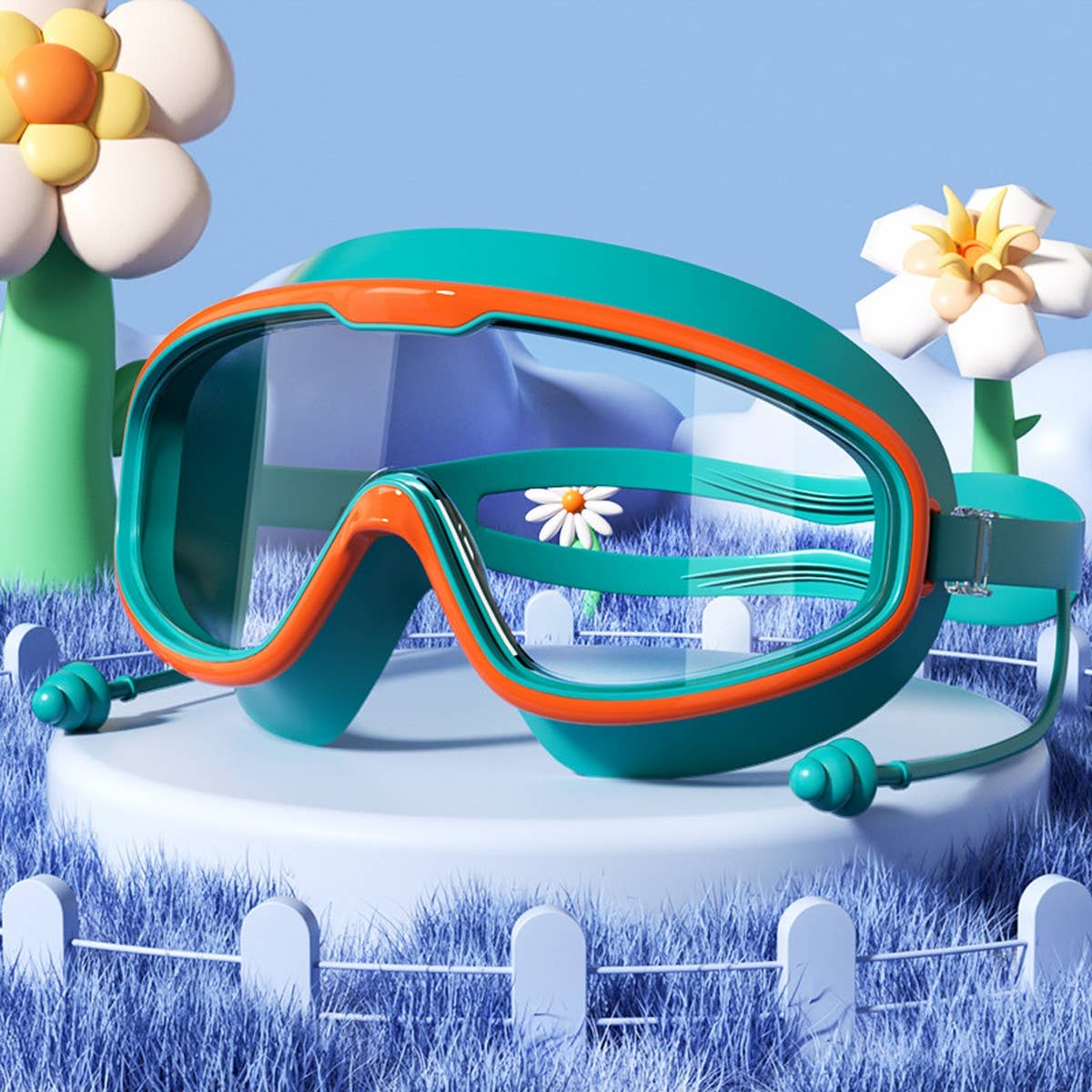 Kids HD Anti-Fog Swim Goggles ? Large & Stylish£ßCWMM6647