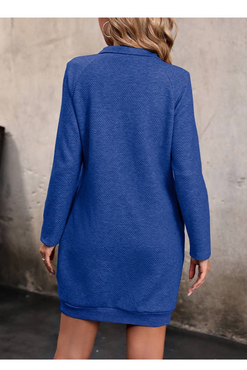 CWDSD5908_LONG SLEEVE SOLID COLOR SWEATER DRESS