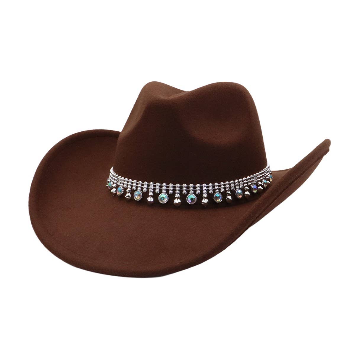 Fall/Winter Western Ethnic Wool Cowboy Fedora_CWAH04477