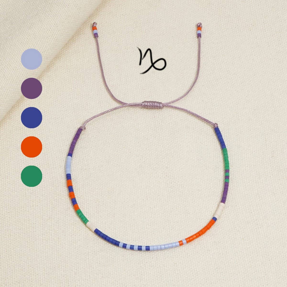 ZODIAC HAND-WOVEN BEADED BRACELET_CWMM3856