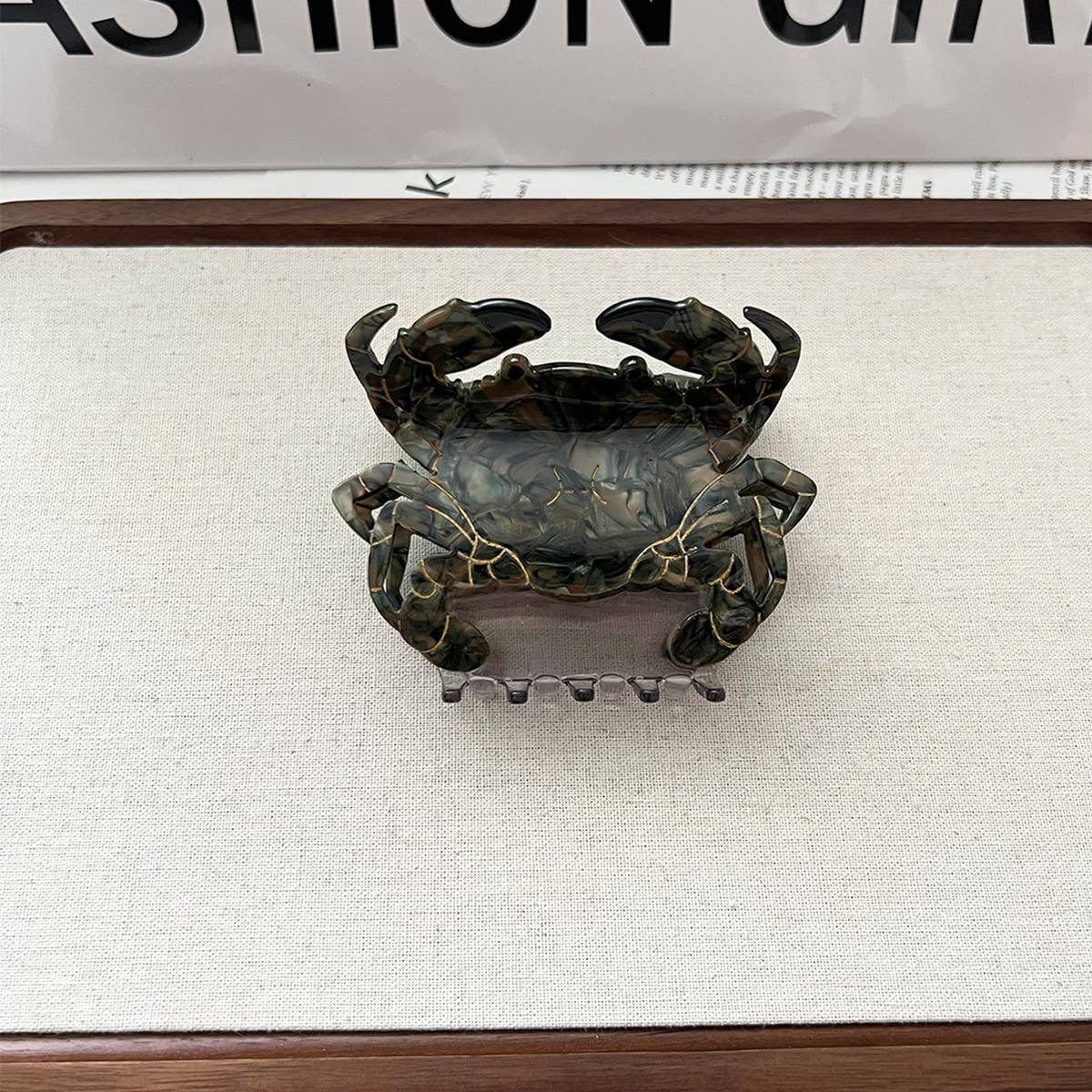 Crab Acetate Hair Claw - Cute Medium Duckbill Clip