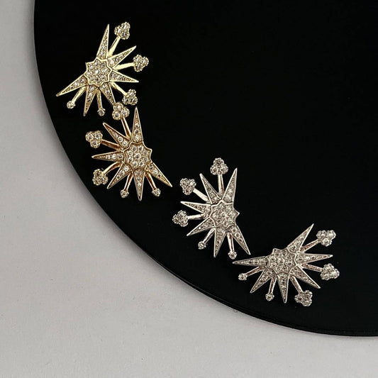 UNIQUE ZIRCON STARLIGHT EARRINGS