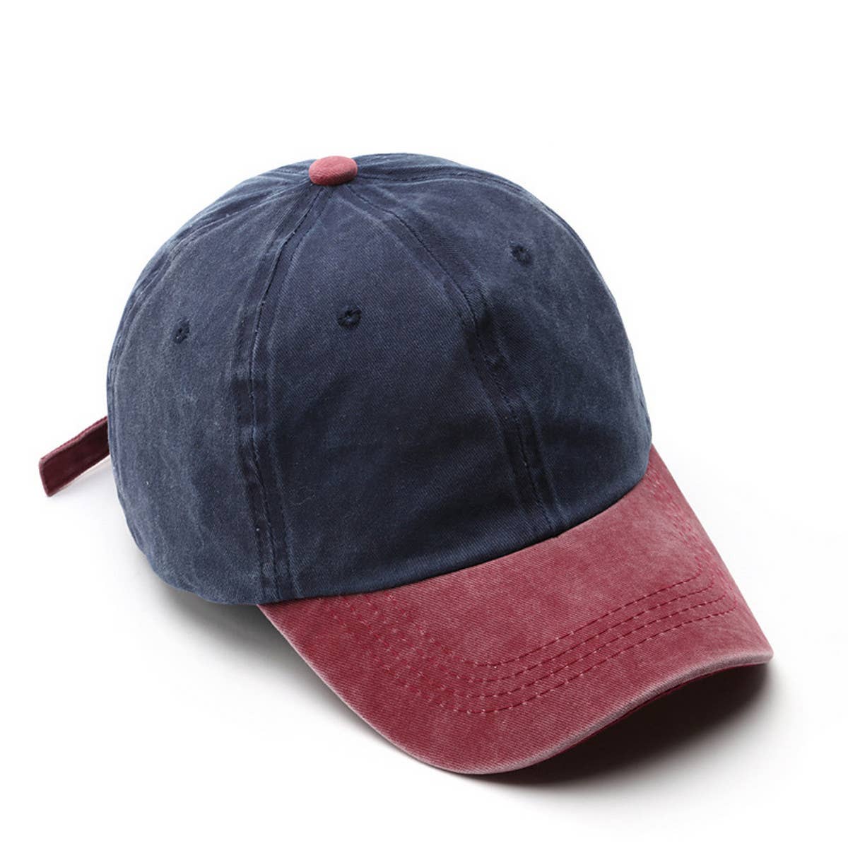 CWAH3233_TRENDY SPLICING LIGHT PLATE BASEBALL CAP