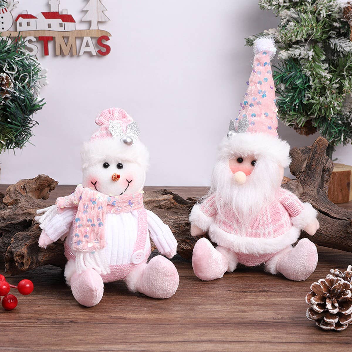PINK DOLL CHRISTMAS DECORATION PENDANT ORNAMENTS_CWMM2763
