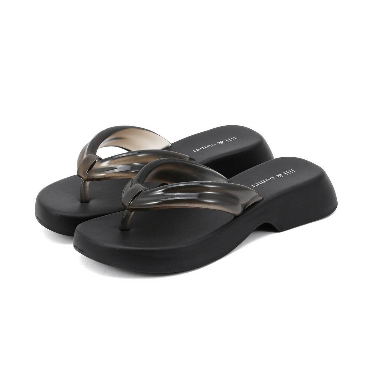 CASUAL FLIP-FLOPS THICK-SOLED SOFT-SOLED SANDALS_CWSHS0694