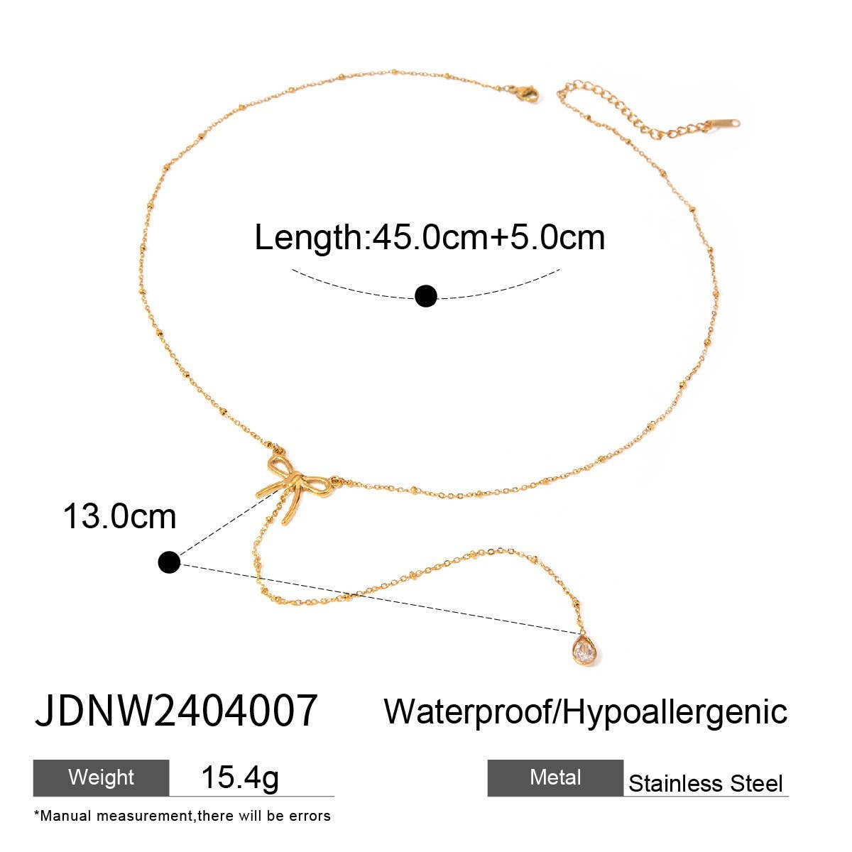 DIAMOND TASSEL PENDANT Y-SHAPED LUXURY NECKLACE