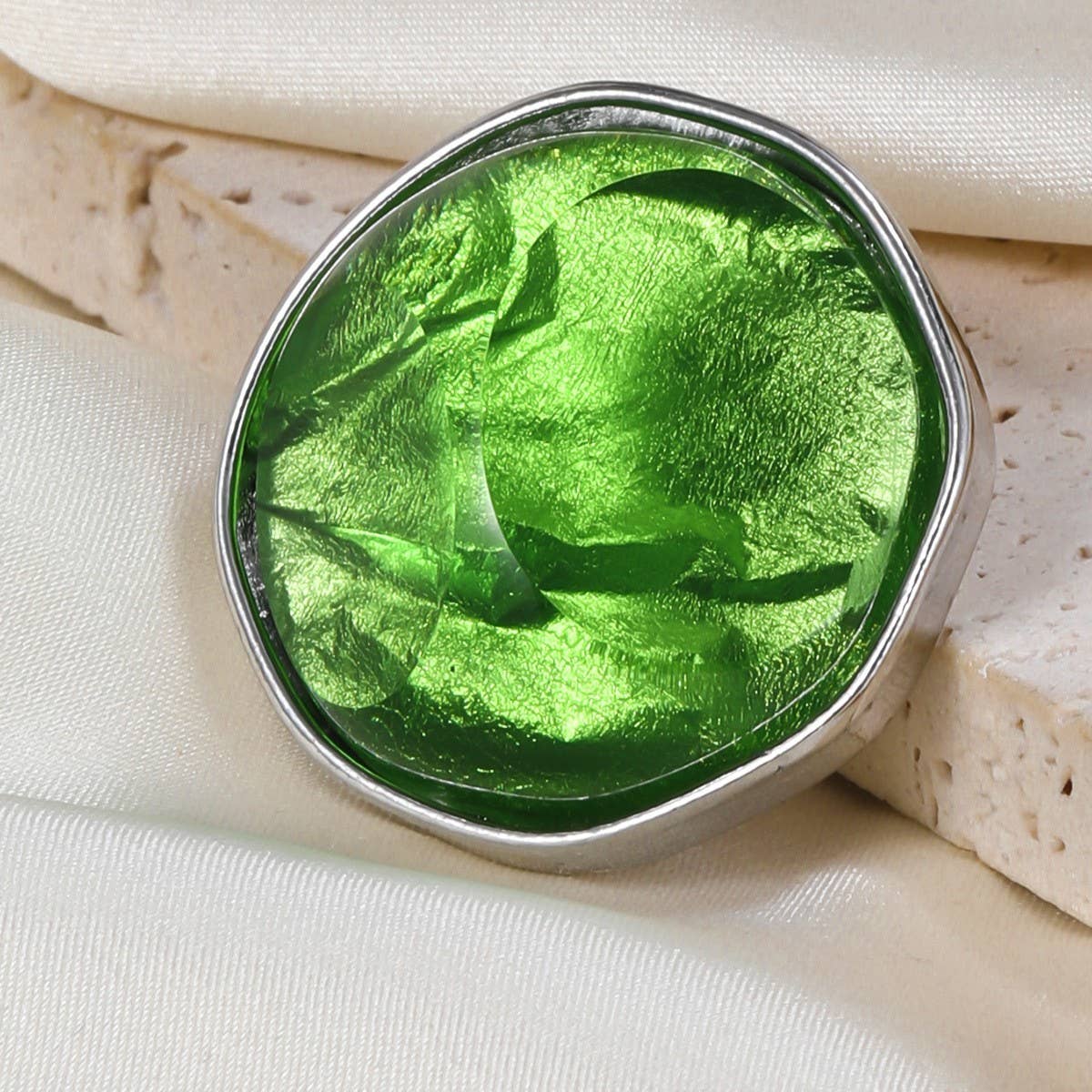 COLORFUL STAINLESS STUD EARRINGS JEWELRY